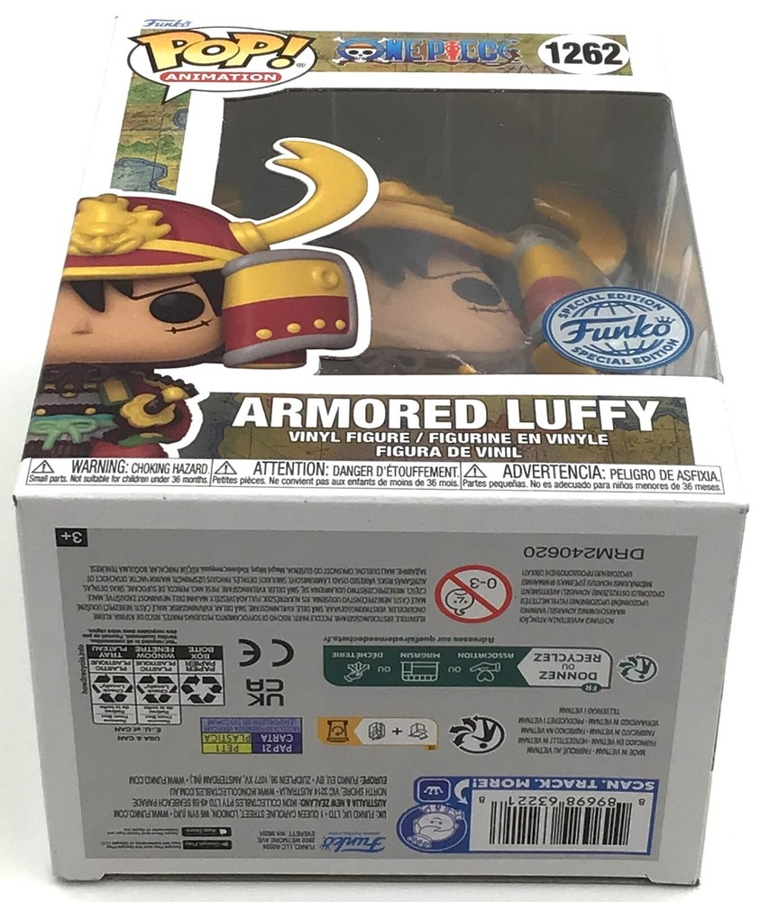 Funko Pop! One Piece Armored Luffy #1262 Special Edition with POP Protector
