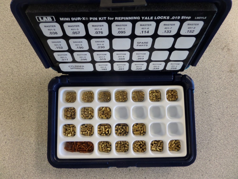 LAB LMDYLE YALE .019 MINI DUR-X LOCK PINNING KIT