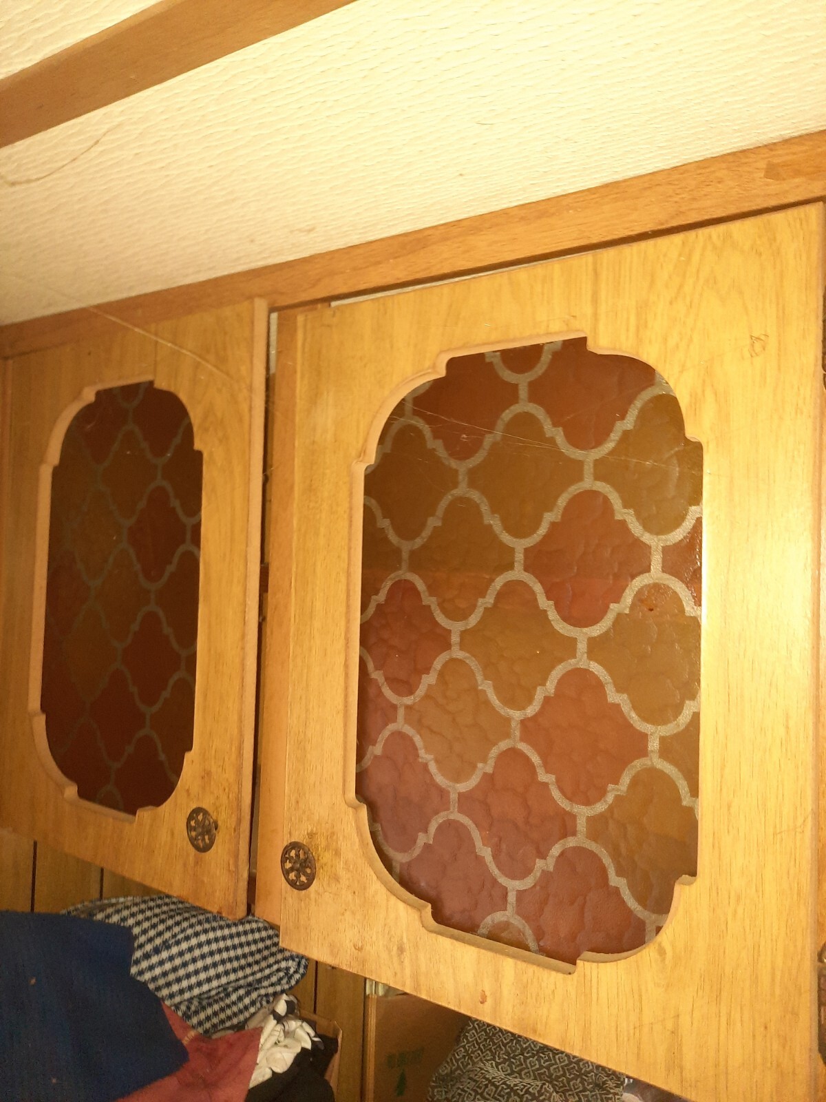 RARE Vintage 1970s Plexiglass Cabinet Inserts DIY Bar Mini Bar Retro Movie Prop