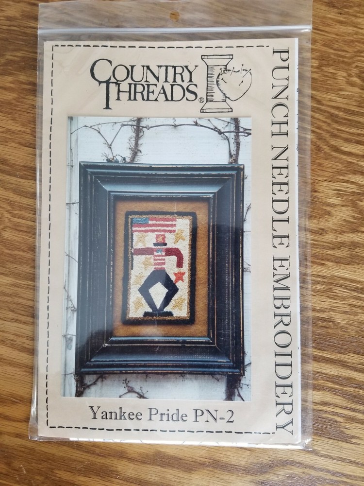 Country Threads PUNCH NEEDLE PATTERN ~ Yankee Pride PN-2