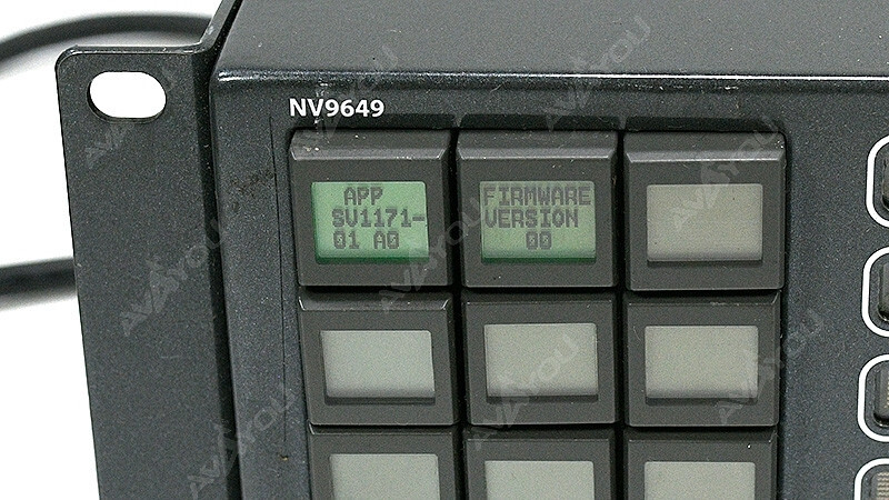 (2) Miranda GV NV9649 2RU 28 Button XY Router Control Panel w/ rackmount