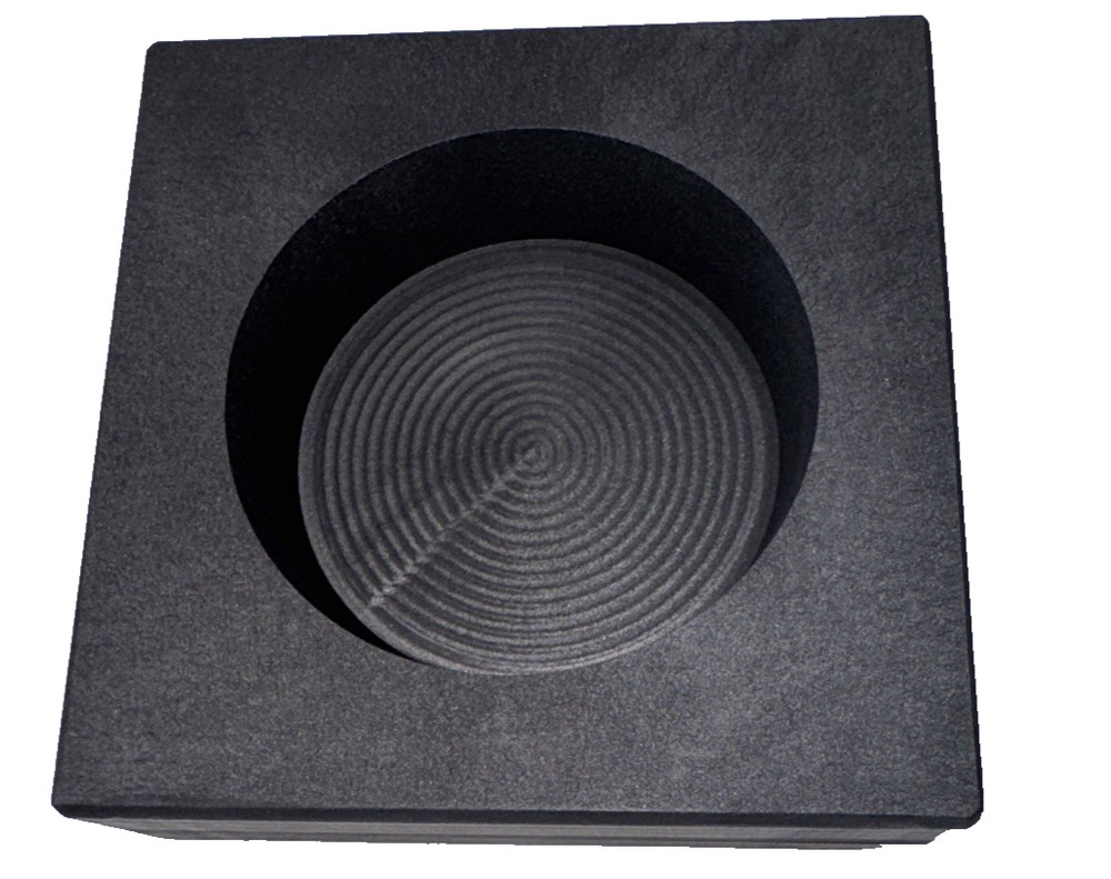 Graphite Ingot Mold For Casting 25 oz Gold Round