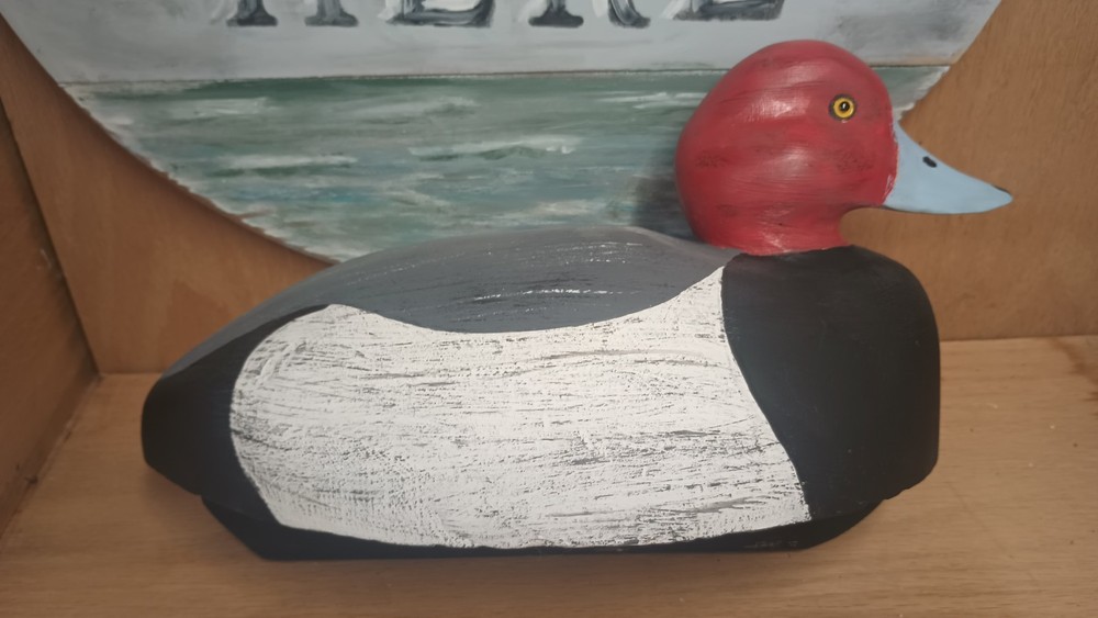 REDHEAD HAND CARVED Decoy