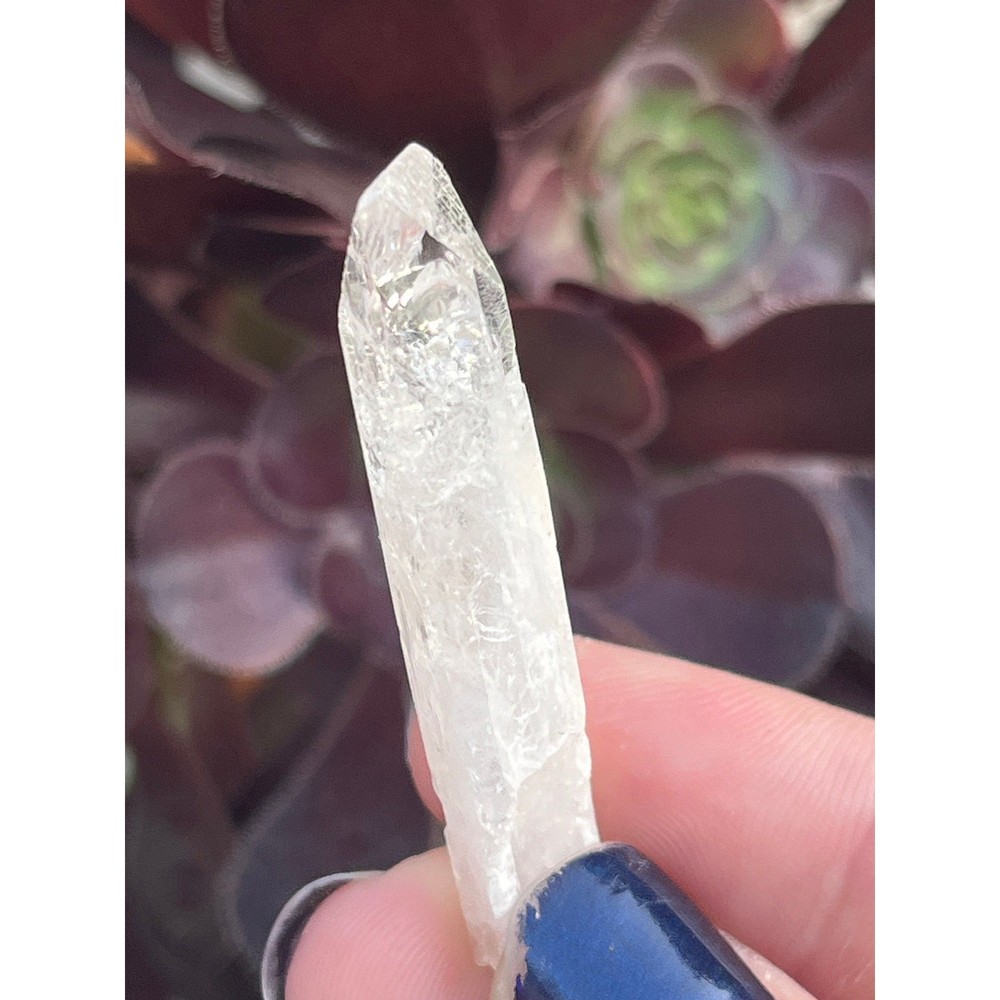 Aurora Mine Danburite Crystal Point: Raw Healing Stone, Mexico (1.7")