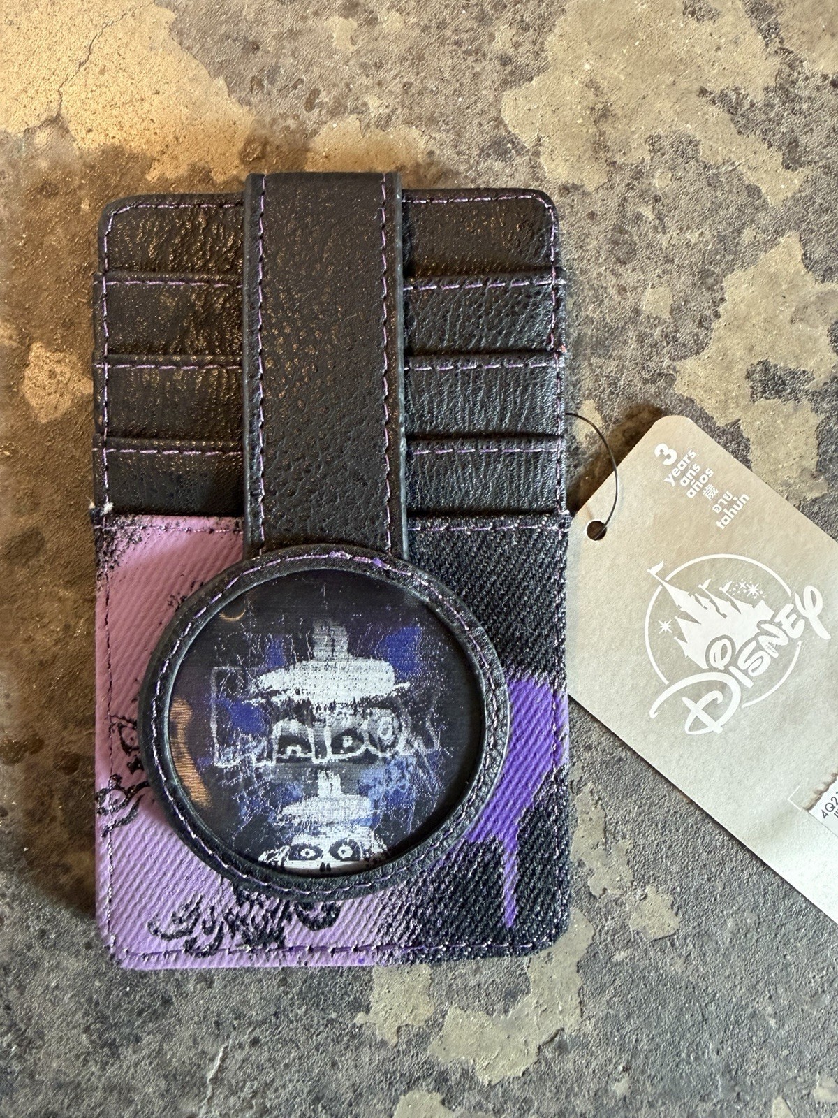 Disney Parks Hatbox Ghost Credit Card Wallet