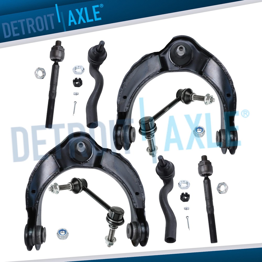 For 2011-2015 Durango Grand Cherokee Front Upper Control Arms Inner Outer Tierod