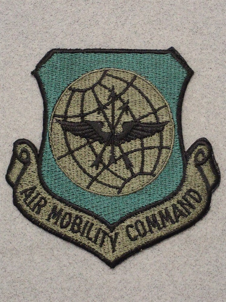 USAF Air Force Patch 184: Air Mobility Command - 3", subdued