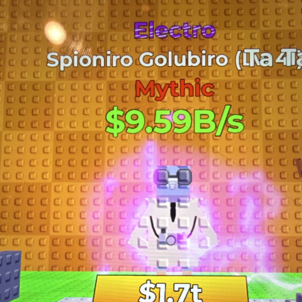 electro spioniro golubiro  (cut grass for brainrots