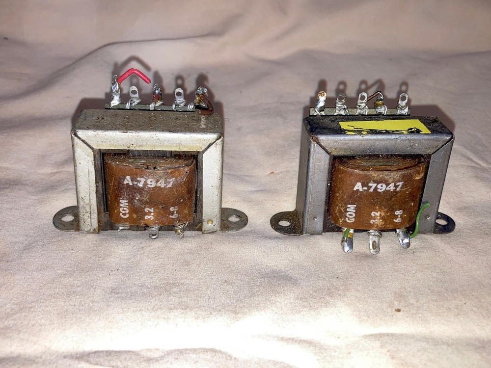 Stancor A-7947 Line To Voice Coil Output Transformers - Matched Pair