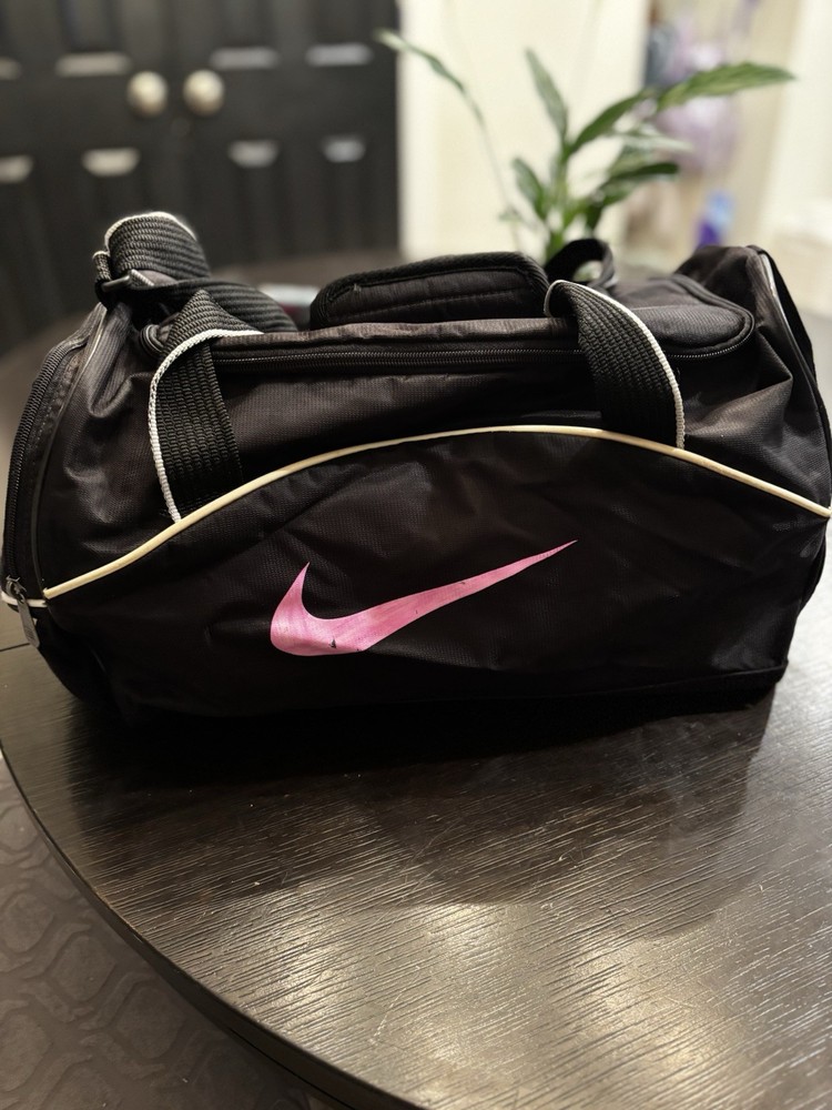 Nike Duffle Bag Black Pink *READ DESCRIPTION