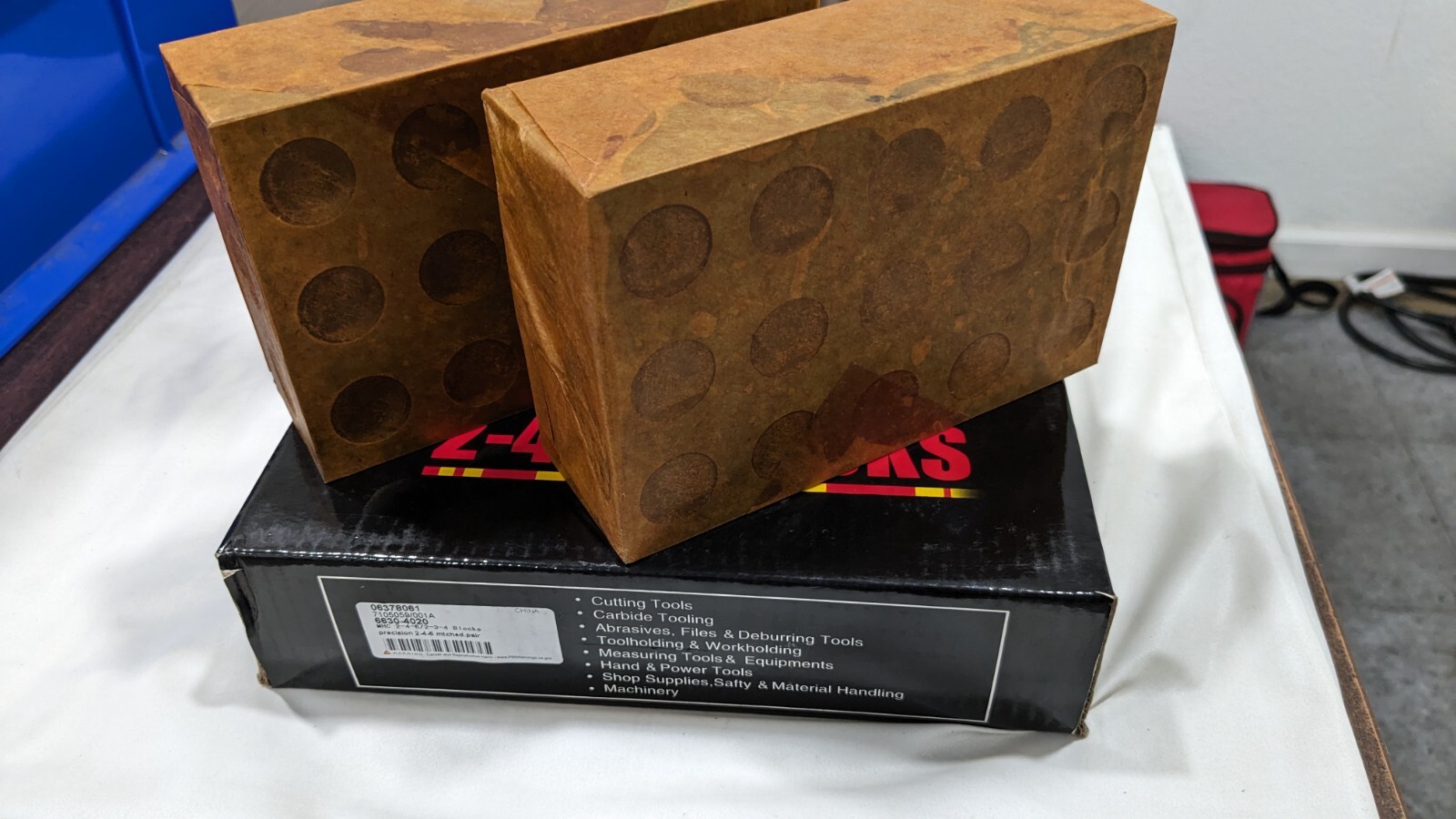 MHC Hardened Steel 2 - 4 - 6 Setup Blocks Match Ground Pair 6630-4020