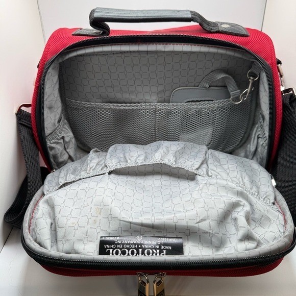 Red Protocol Travel Bag