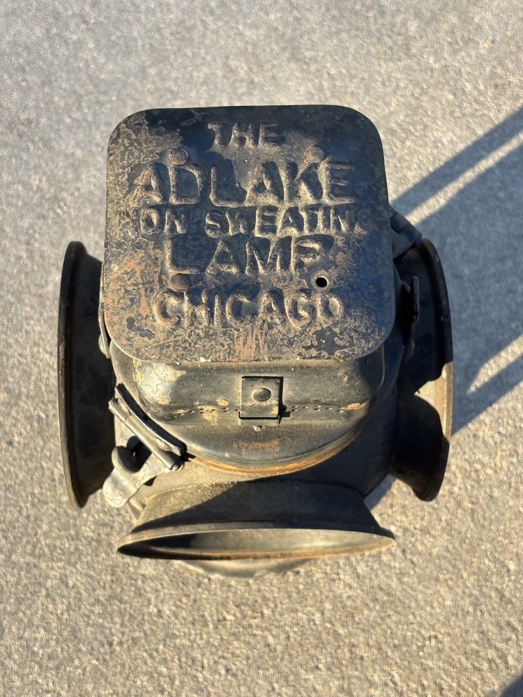 Adlake Railroad Fork Mount Switch Lamp Train Lantern