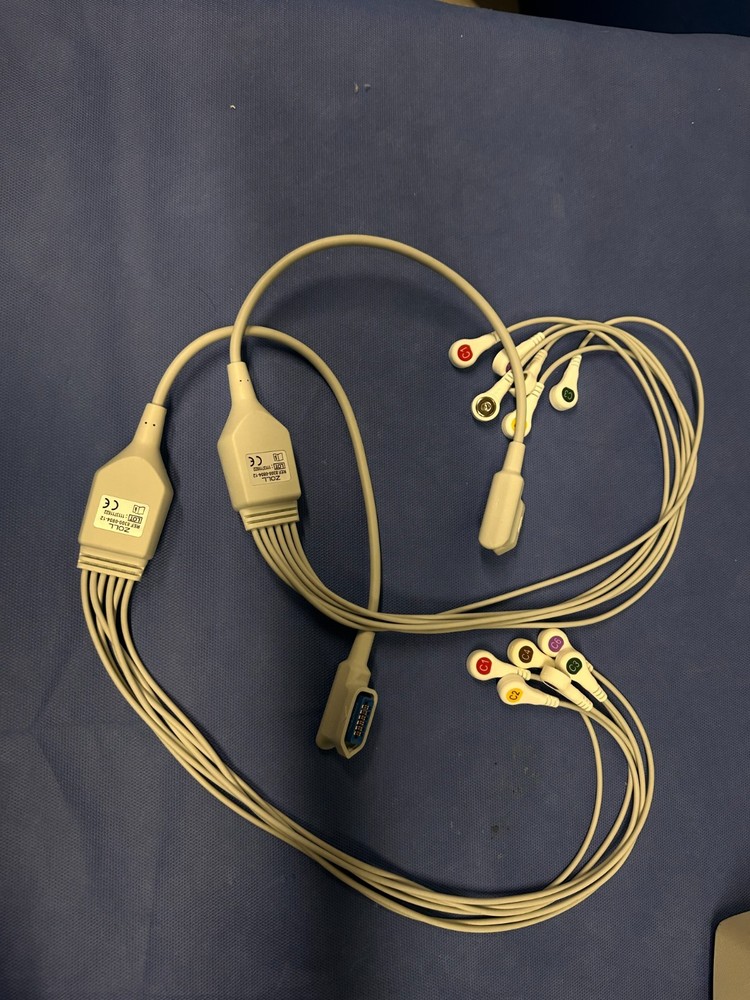Zoll 8300-0804-01 Compatible 6 Lead ECG Lead Cable set