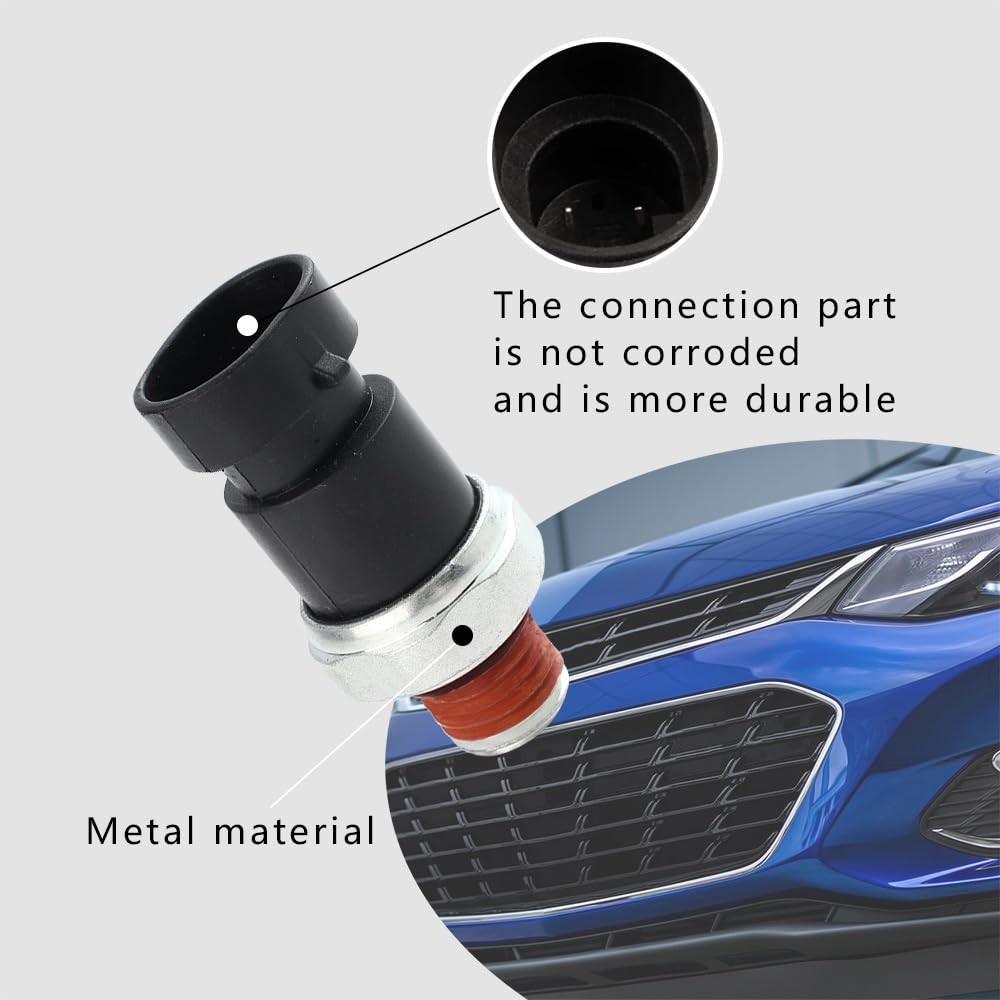 Oil Pressure Sensor Switch, Engine Switch Compatible with Chevy...