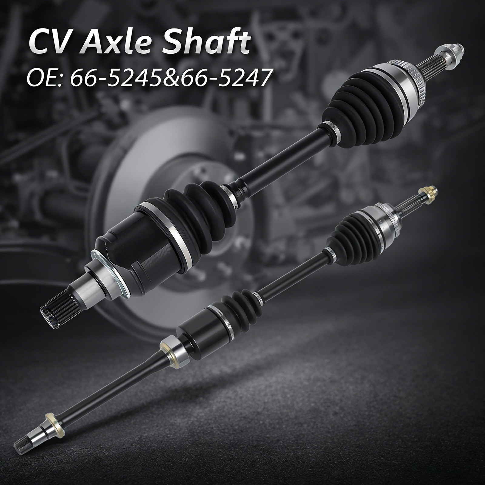 Front CV Axle Shaft Pair 2 for Toyota Highlander Solara 2002-2009 Camry 2.4L