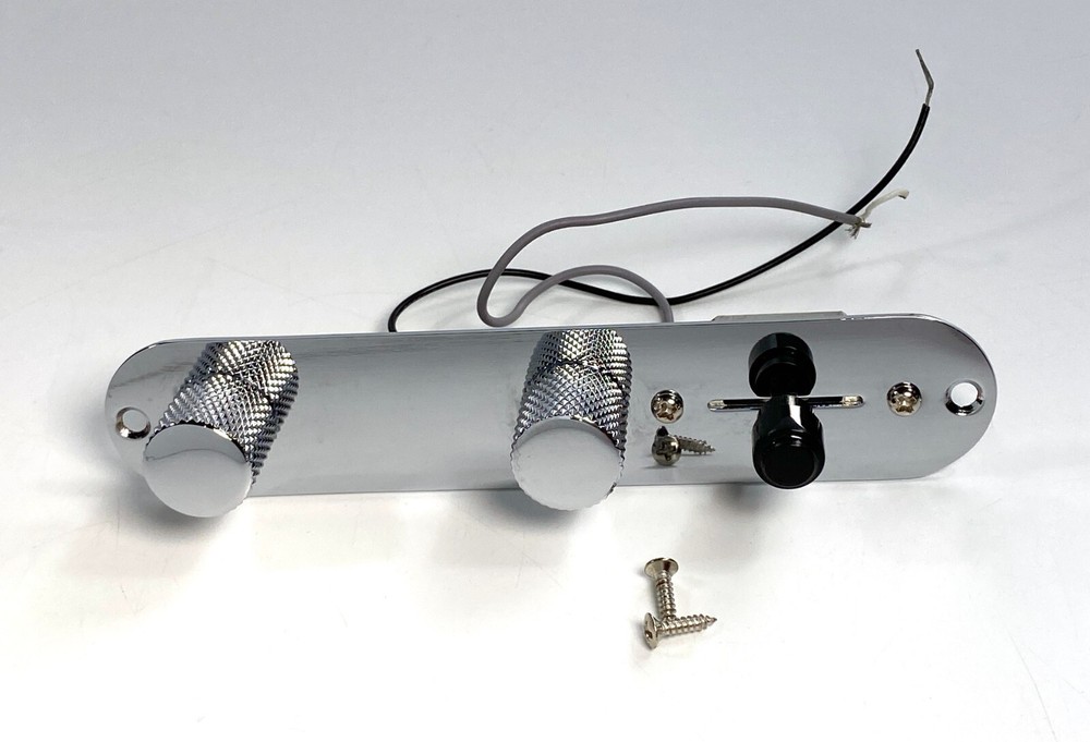 OEM Fender Squier Tele CONTROL PLATE w/ POTS & KNOBS Telecaster Affinity Screws