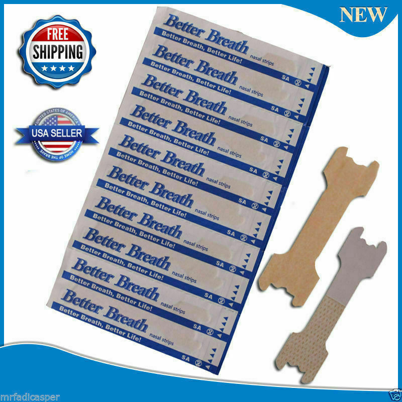 5-1000 Pcs Breathe Better and Reduce Snoring Small/Medium/Large Nasal Strips