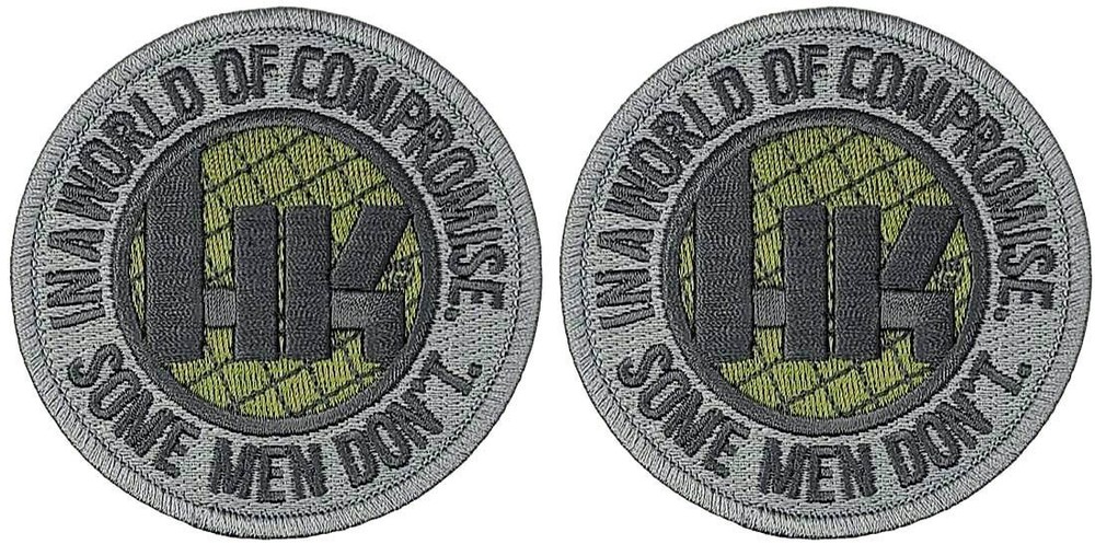Heckler & Koch HK Embroidered Firearm Patch | 2PC Hook Backing  3"x3"