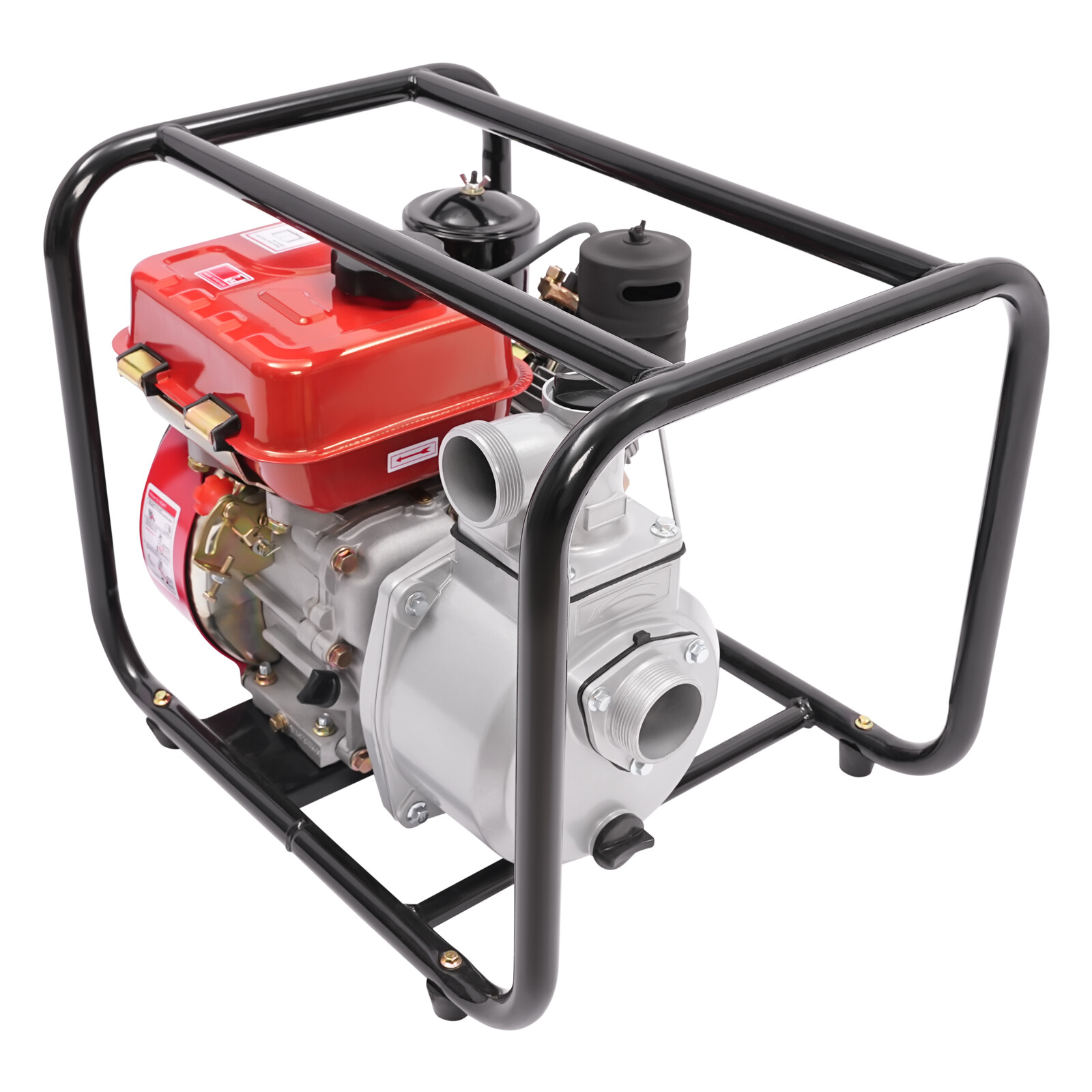 4L 2 inch Water Pump Water Transfer Pump 4-Strok Diesel Water Pump + Water Pipe