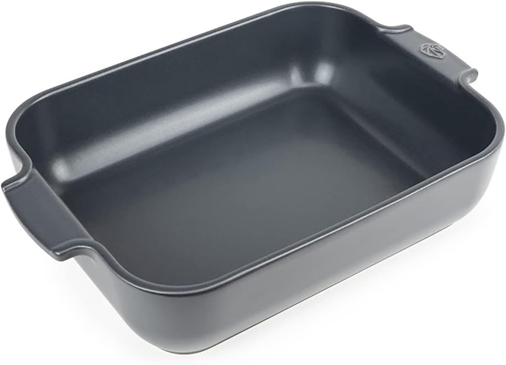 Peugeot Appolia Rectangular Oven Dish Ceramic Baker w/ Handles - Slate(Open Box)