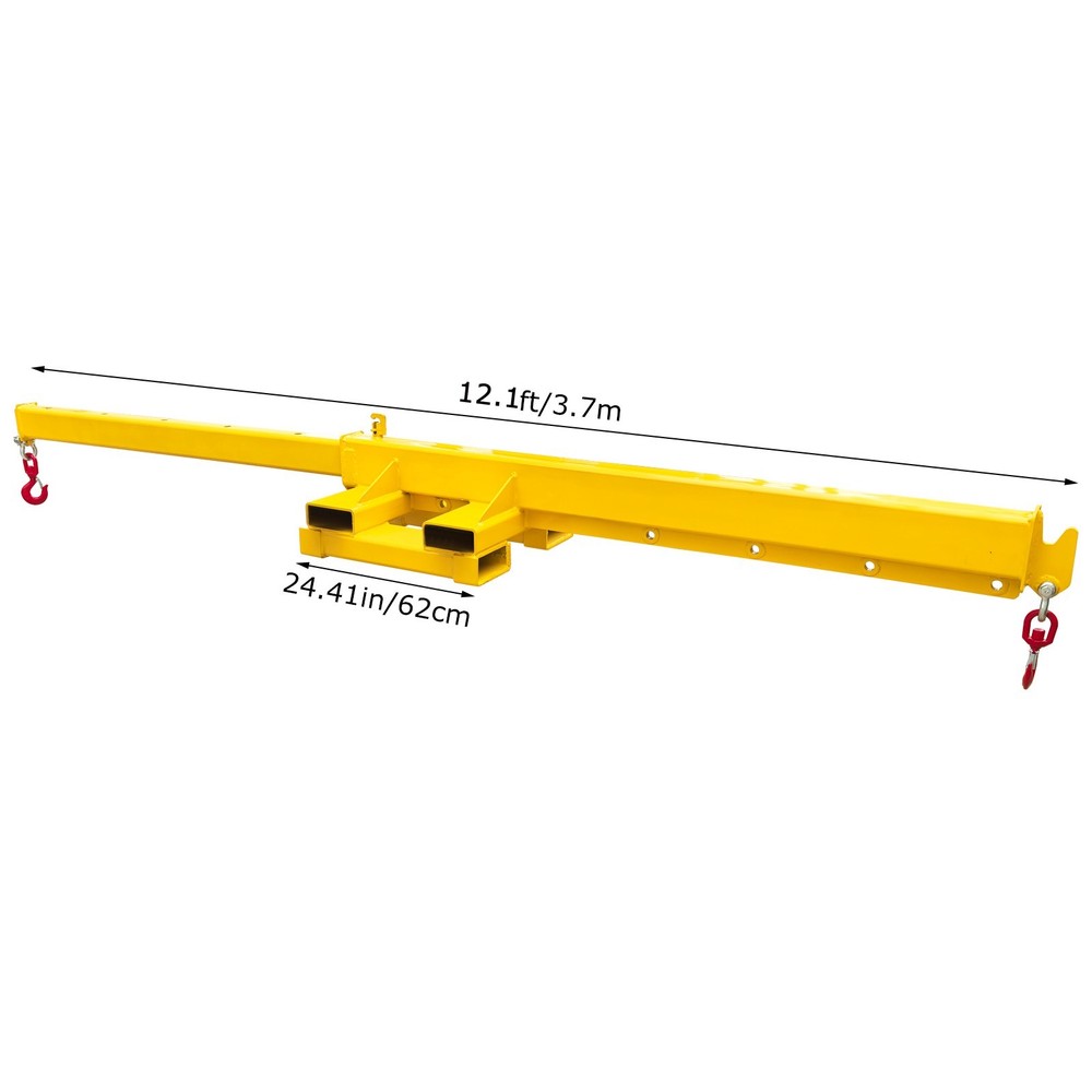 2ton Fork Extension Crane Lifting Hoist Truss Jib Boom Hook Vertical &Horizontal