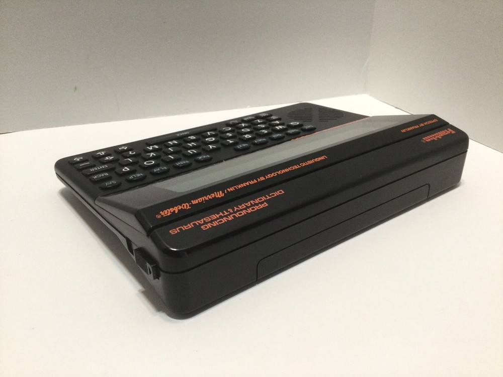 Franklin Language Master LM4000 Talking Pronouncing Dictionary Thesaurus Tested