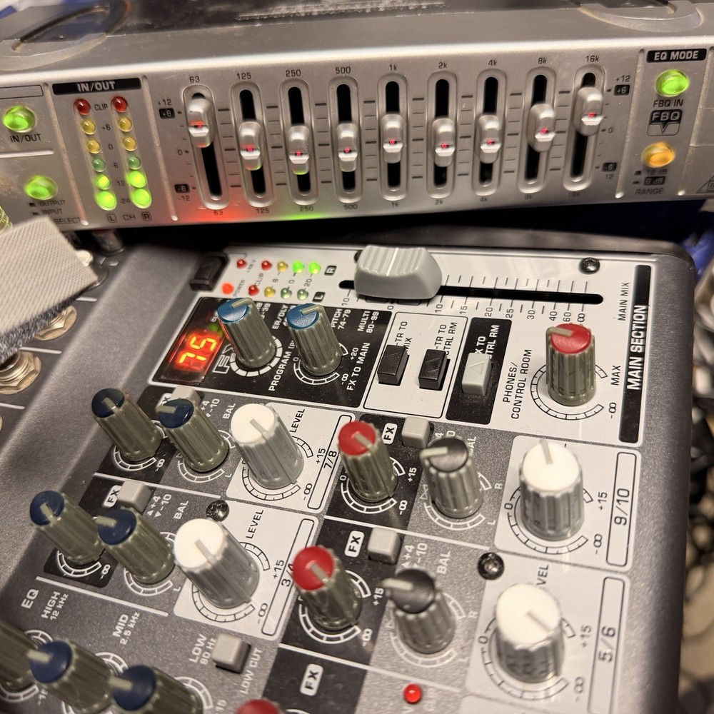 Behringer Equalizer FBQ800 Mini FBQ, Tested & Working.