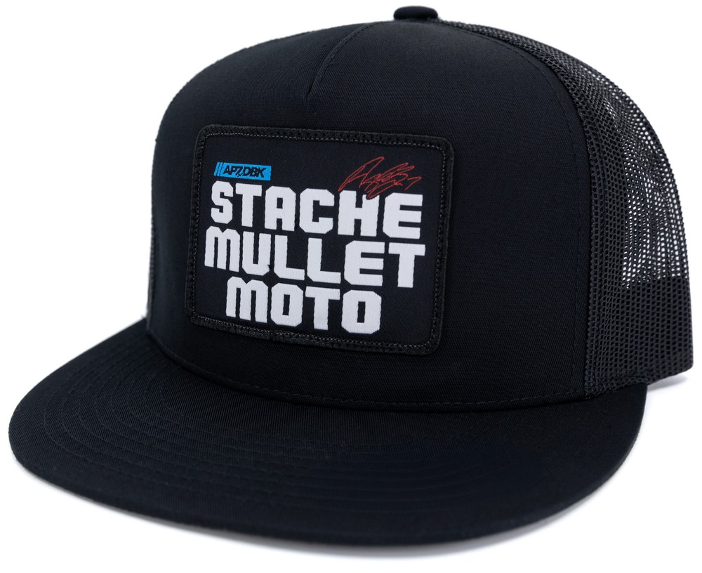 DBK Stache Mullet 2Fifty Snapback Hat Black