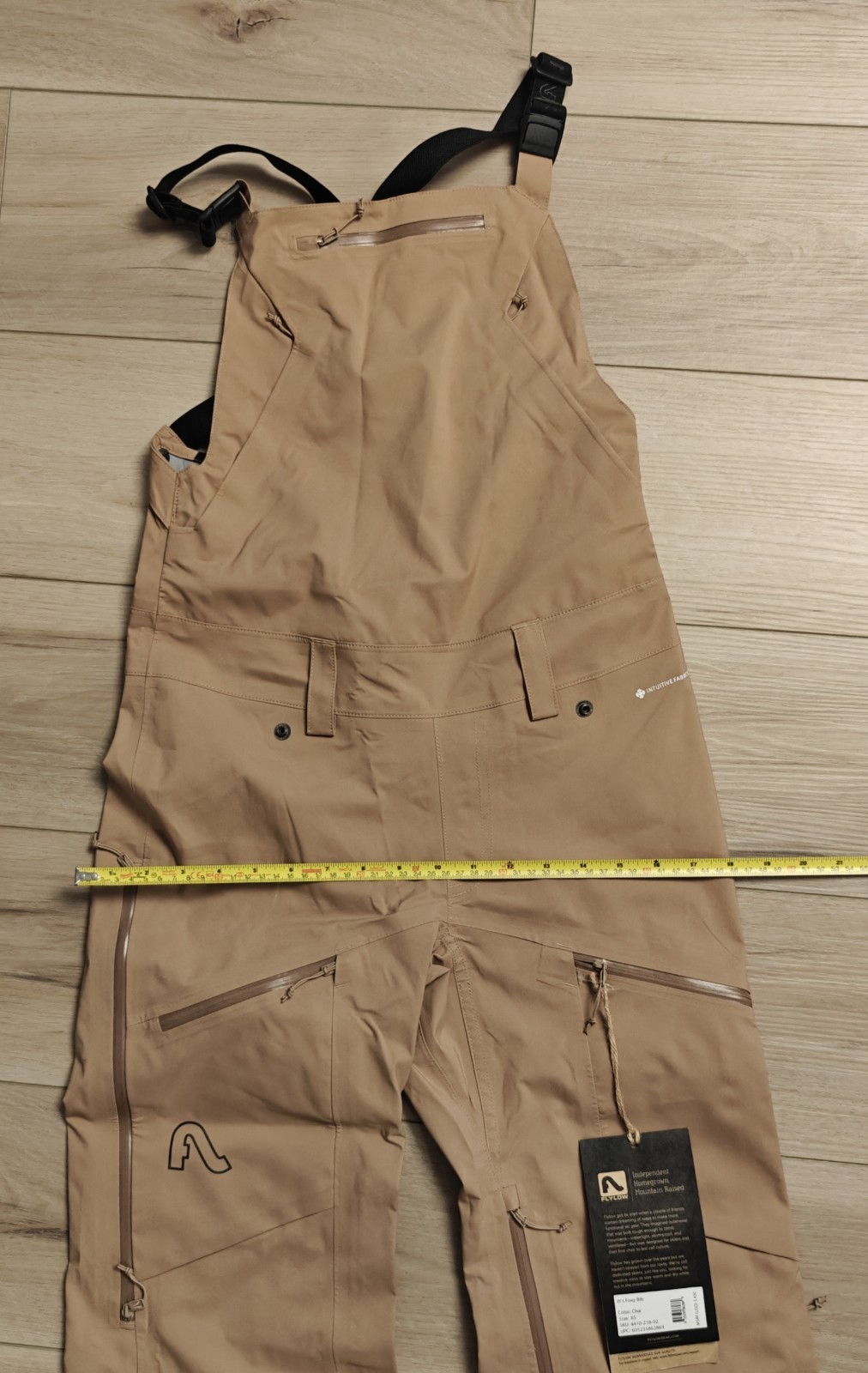 Flylow Women’s Foxy Bib Overalls In Chai/khaki Tan XS