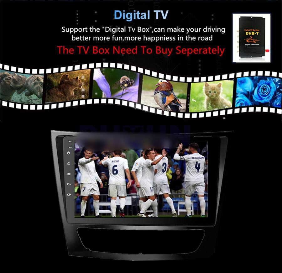 9in Car Multimedia Player SWC RDS Fit For Mercedes-Benz G-Class W463 2001-2008