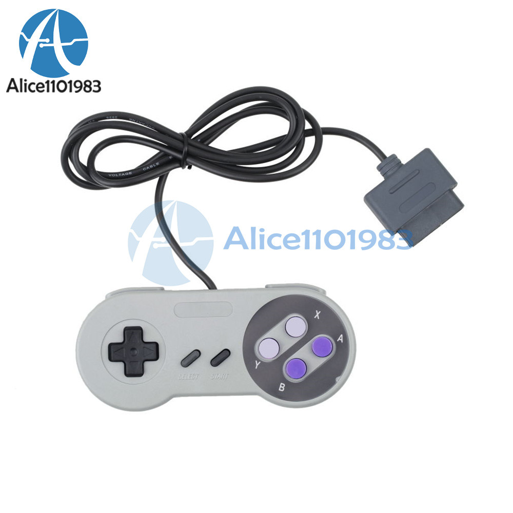 16 Bit Controller for Super Nintendo SNES System Console Control Pad NEW