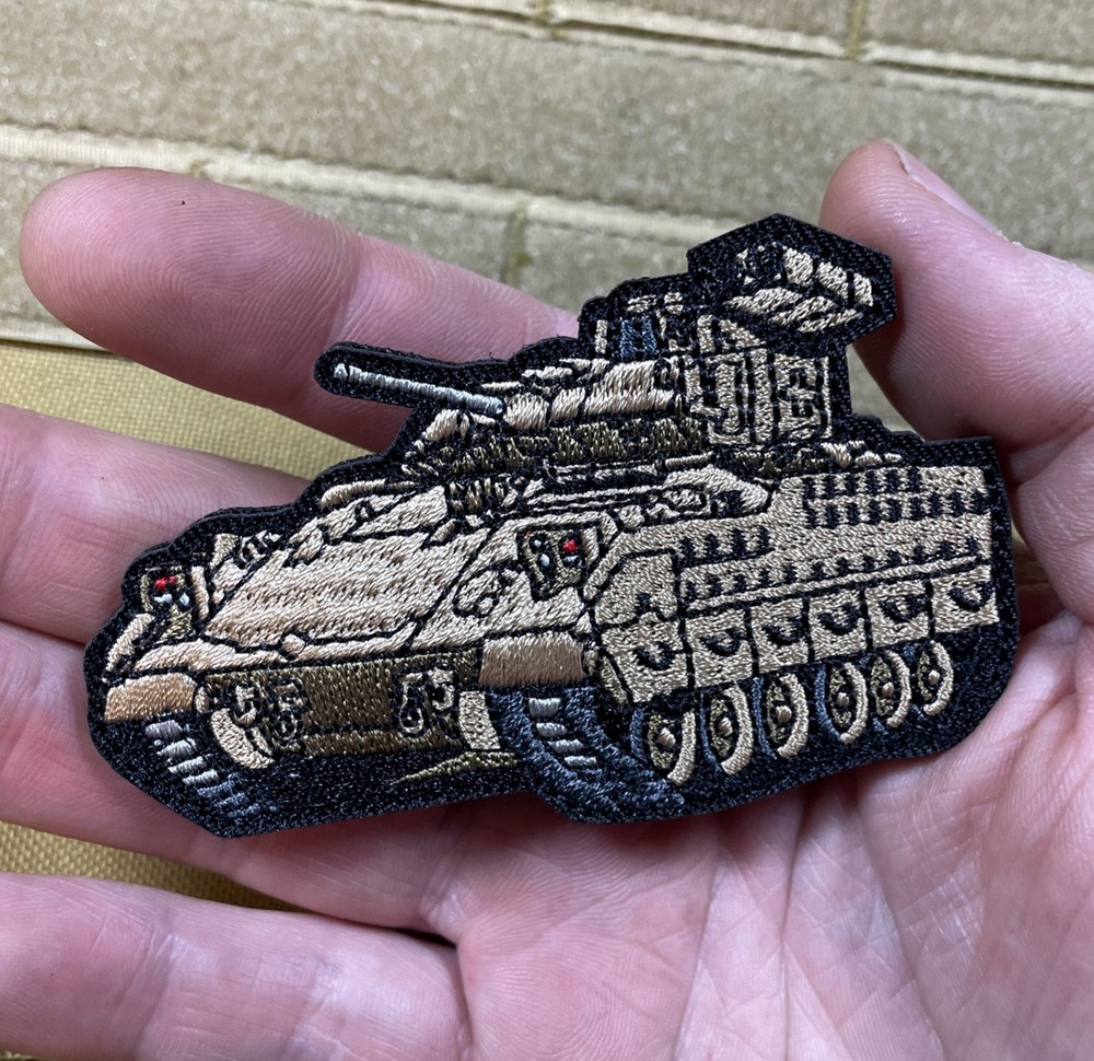 M2 Bradley Vehicle BFV APC Army Tactical Patch Hook Loop Backing