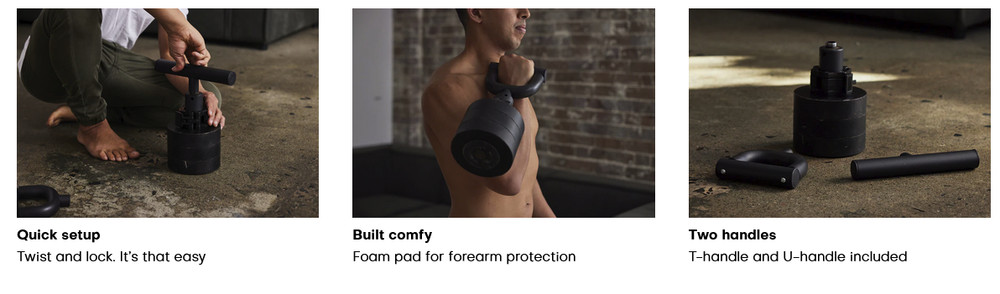 BaseBell Adjustable Kettlebell From BaseBlocks.Fit