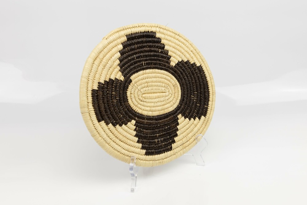 Hand Woven Vintage Plate Basket