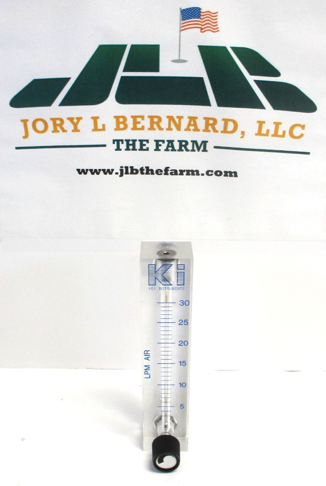 KEY INSTRUMENTS , FR4A43SVVT , FLOW METER , 5 to 30 LPM AIR , SURPLUS