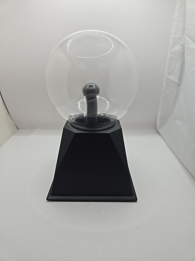Smithsonian Plasma Ball Lamp Light Touch Sensitive - Touch & Sound Responsive