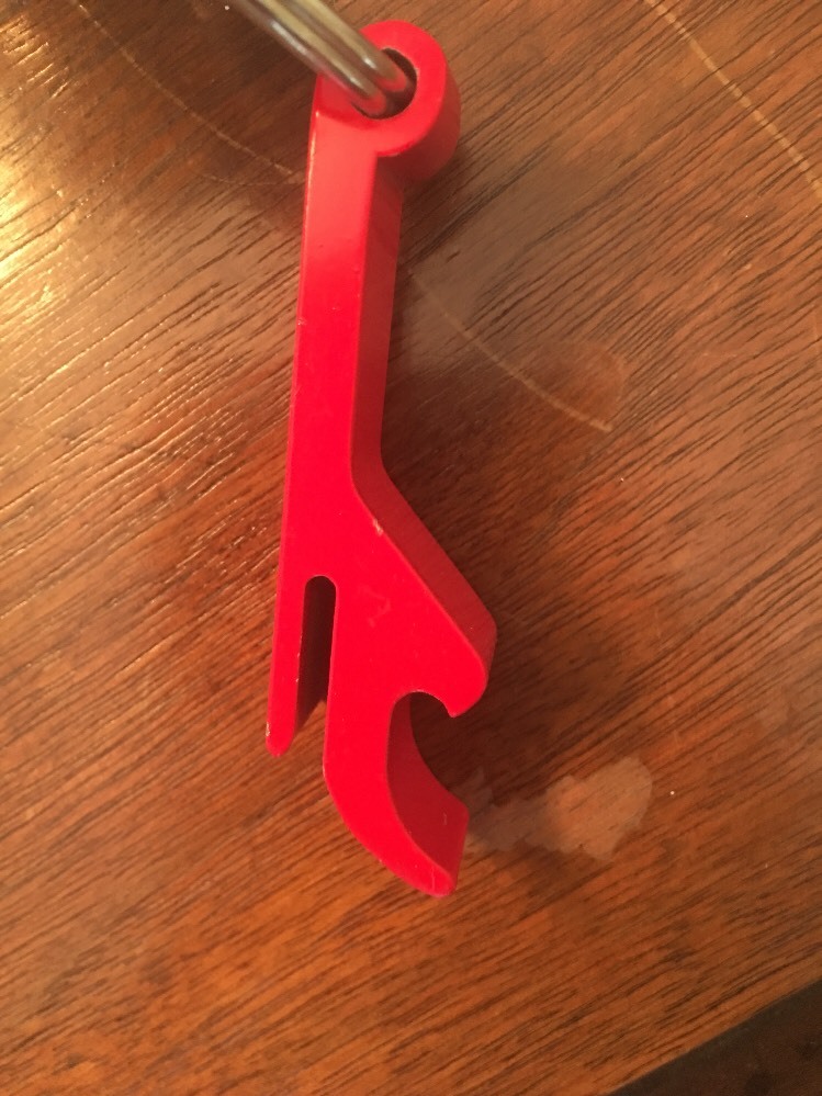 Budweiser Beer Bottle Opener Key Ring NEVER BEEN USED