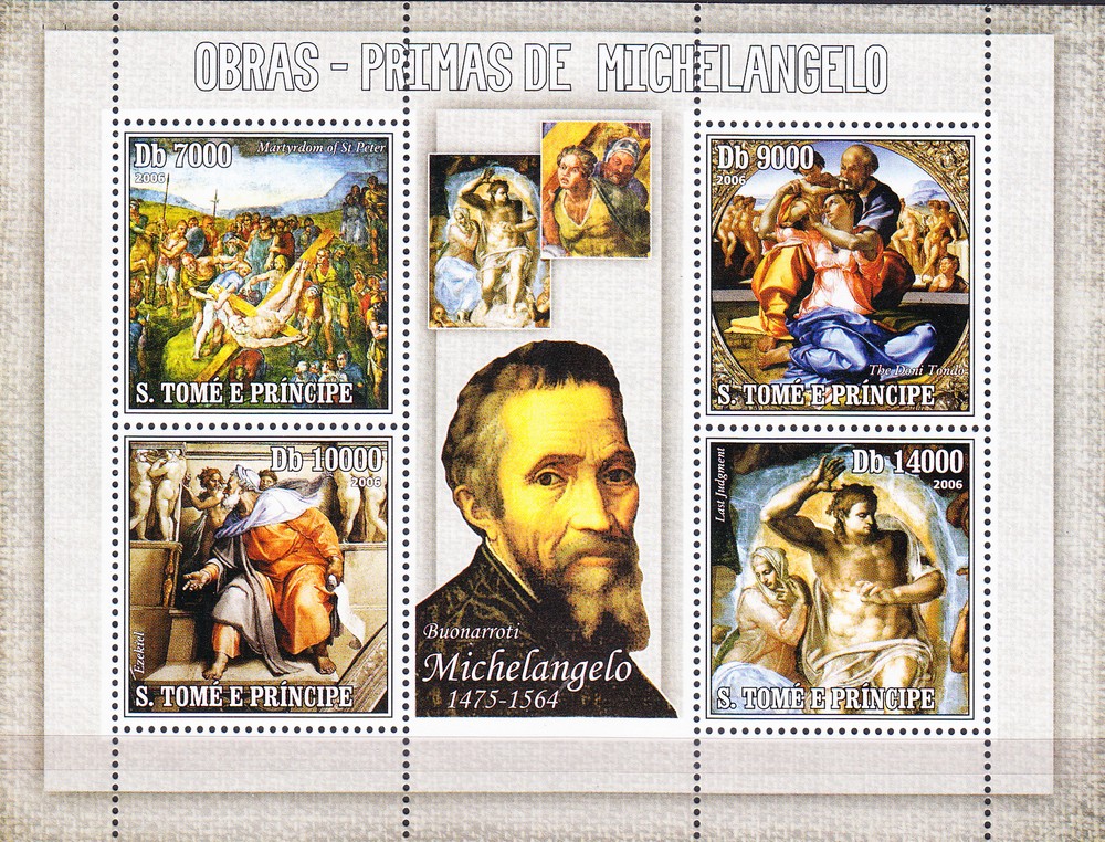 W SAINT-THOMAS 1616 MICHELANGELO PAINTINGS