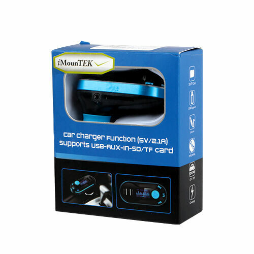 Car Wireless FM Transmitter MP3 Player Aux Kit 2 USB Charger Hands-Free w/Remote