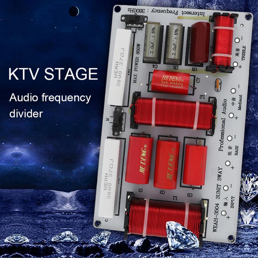 350W 3-Way Speaker System Audio Crossover Filters Frequency Divider Module Board