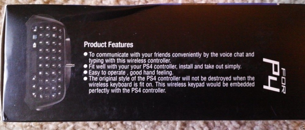 Dobe Wireless PS4 Keyboard for Controller New