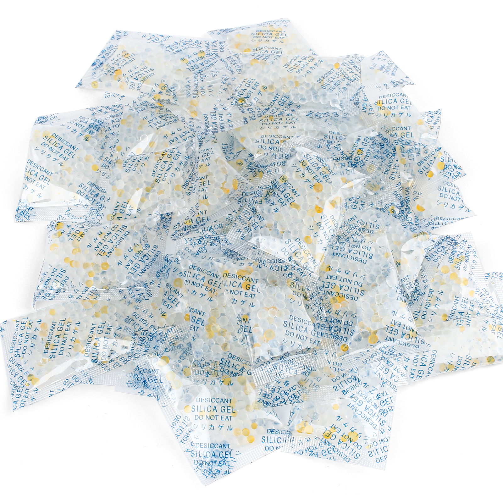 100Pcs 3 Gram Silica Gel Packs Desiccant Packets for Storage Moisture Food Safe