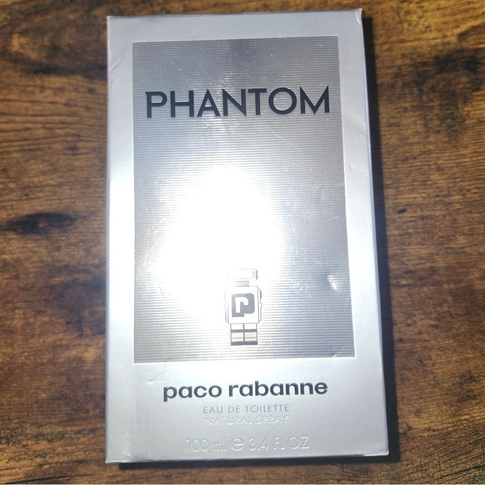 Paco Rabanne Phantom Silver Box, Never Opened, 3.4fl Oz 100ml SEALED