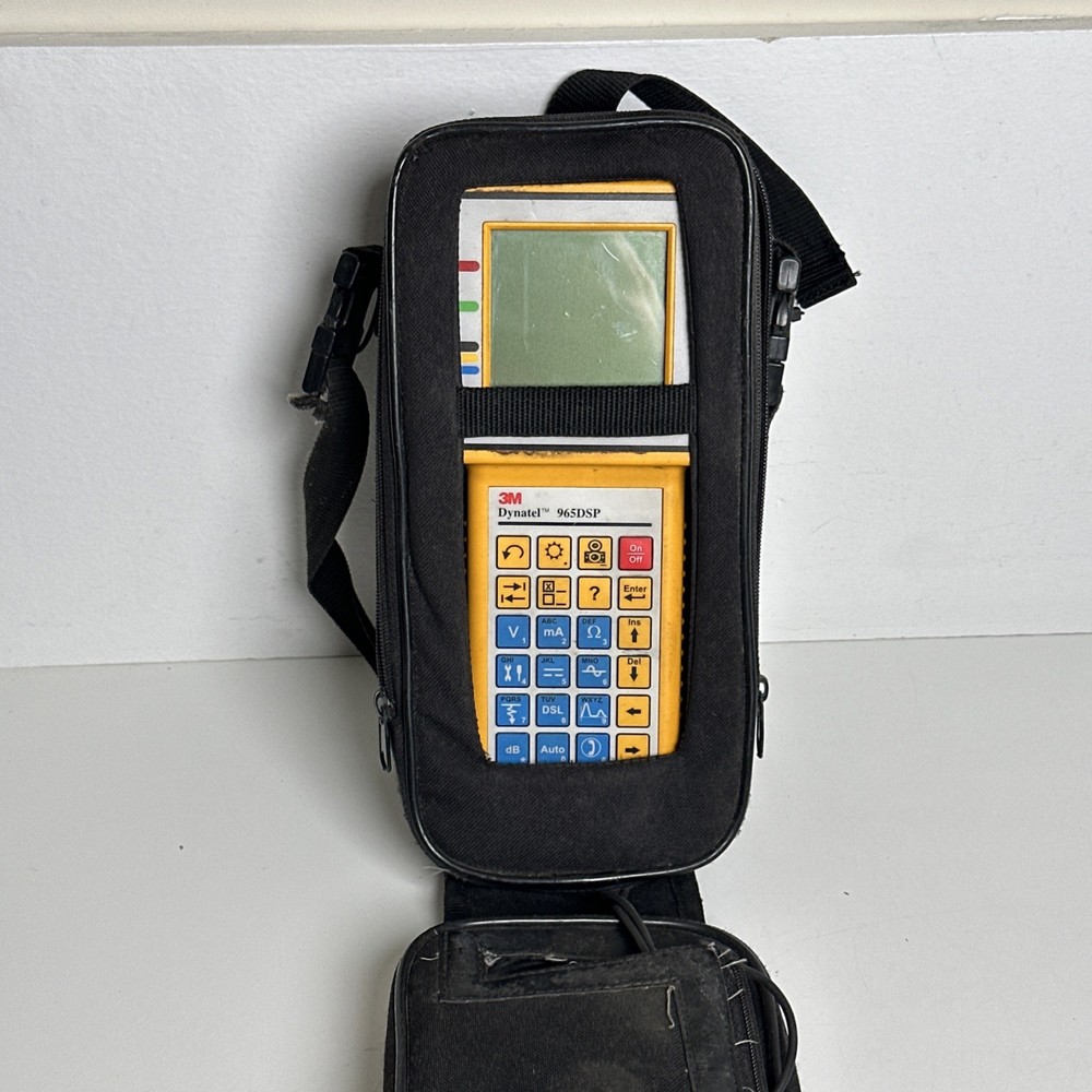 3M Dynatel 965DSP Subscriber Loop Analyzer with Case and Wires
