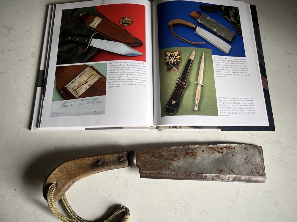 Vietnam War Rare SOG Square Tip Bolo