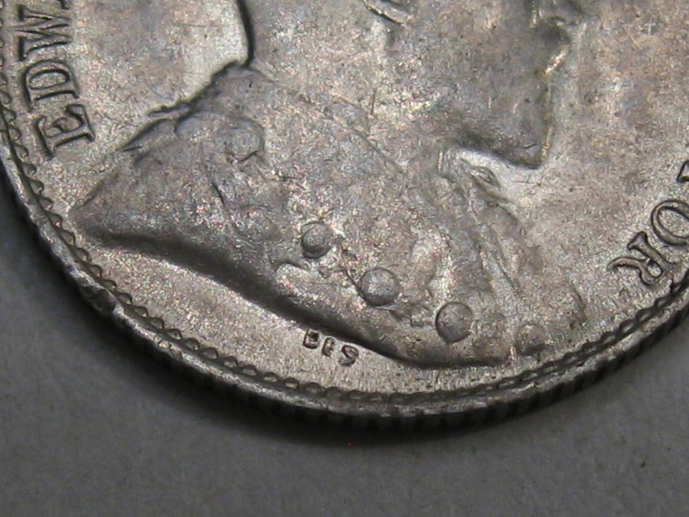 AU 1906 Silver 5¢ Cent CANADA Edward VII. #14