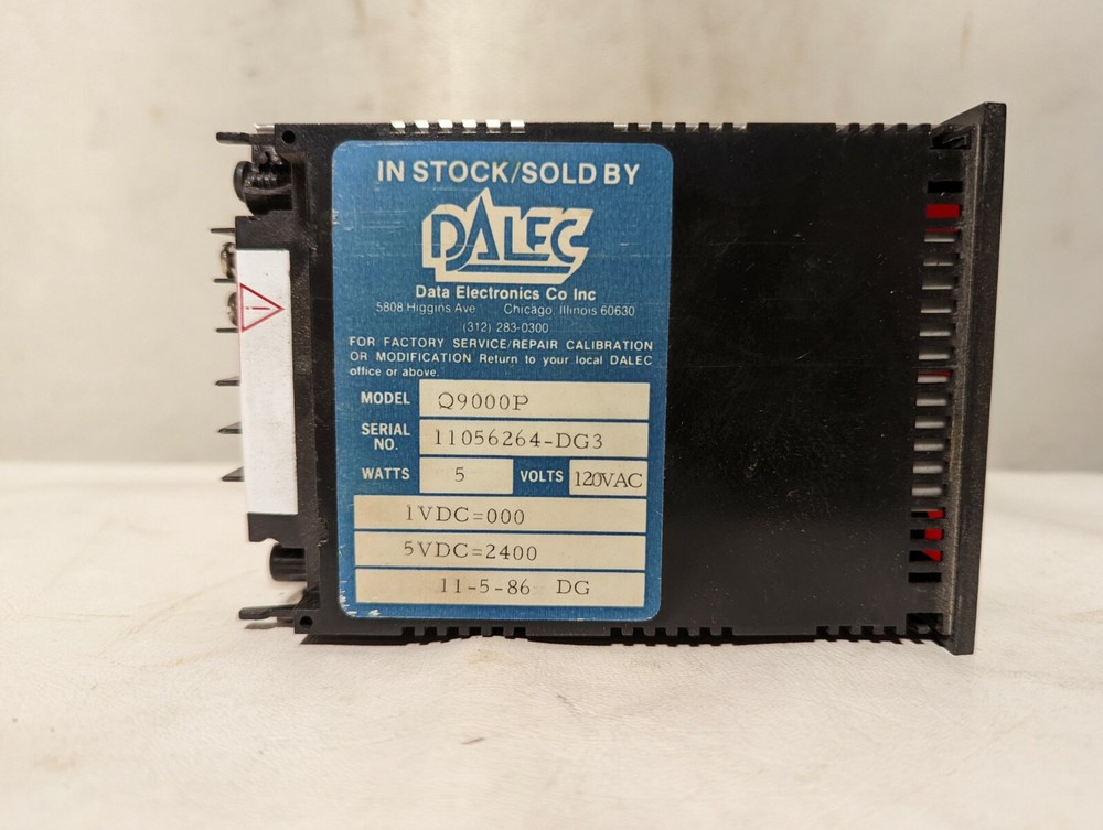 Newport Q9000P digital panel process meter, 120VAC