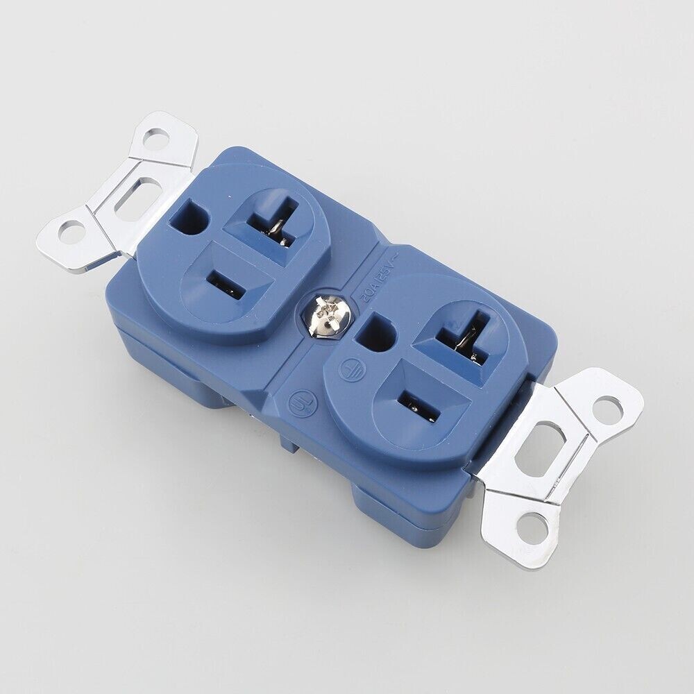 4-Layer Plated Pure Copper US Power Receptacles Wall Duplex Socket Outlet