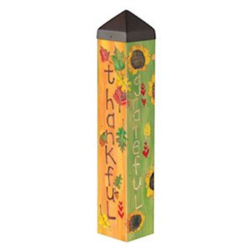 Studio M 20" Art Pole Thankful, Grateful, Blessed